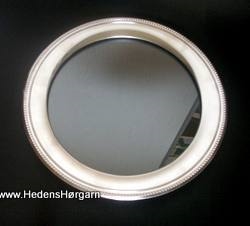 Glasbakke med sølvkant Ø 35 cm